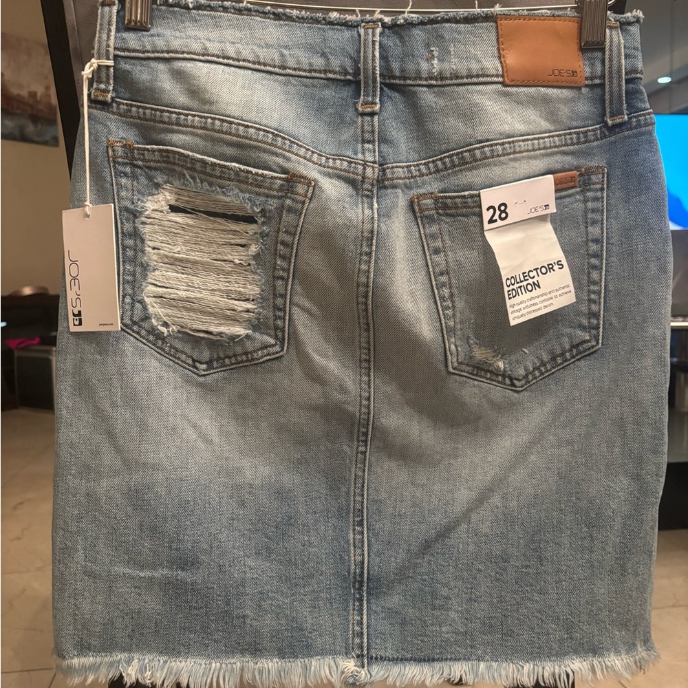 Joe's Jeans Distressed Denim Skirt